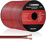 16 Gauge Wire, 16AWG Automotive Wire Electrical Wire 100FT 2 Conductor Red Black 12V/24V DC Cable LED Strips Extension for Light RC Car Speaker