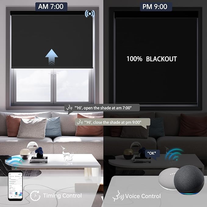Cortinas motorizadas blackout personalizadas miniatura 4