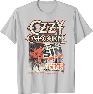 – The Ultimate Sin Tour Silver T-Shirt