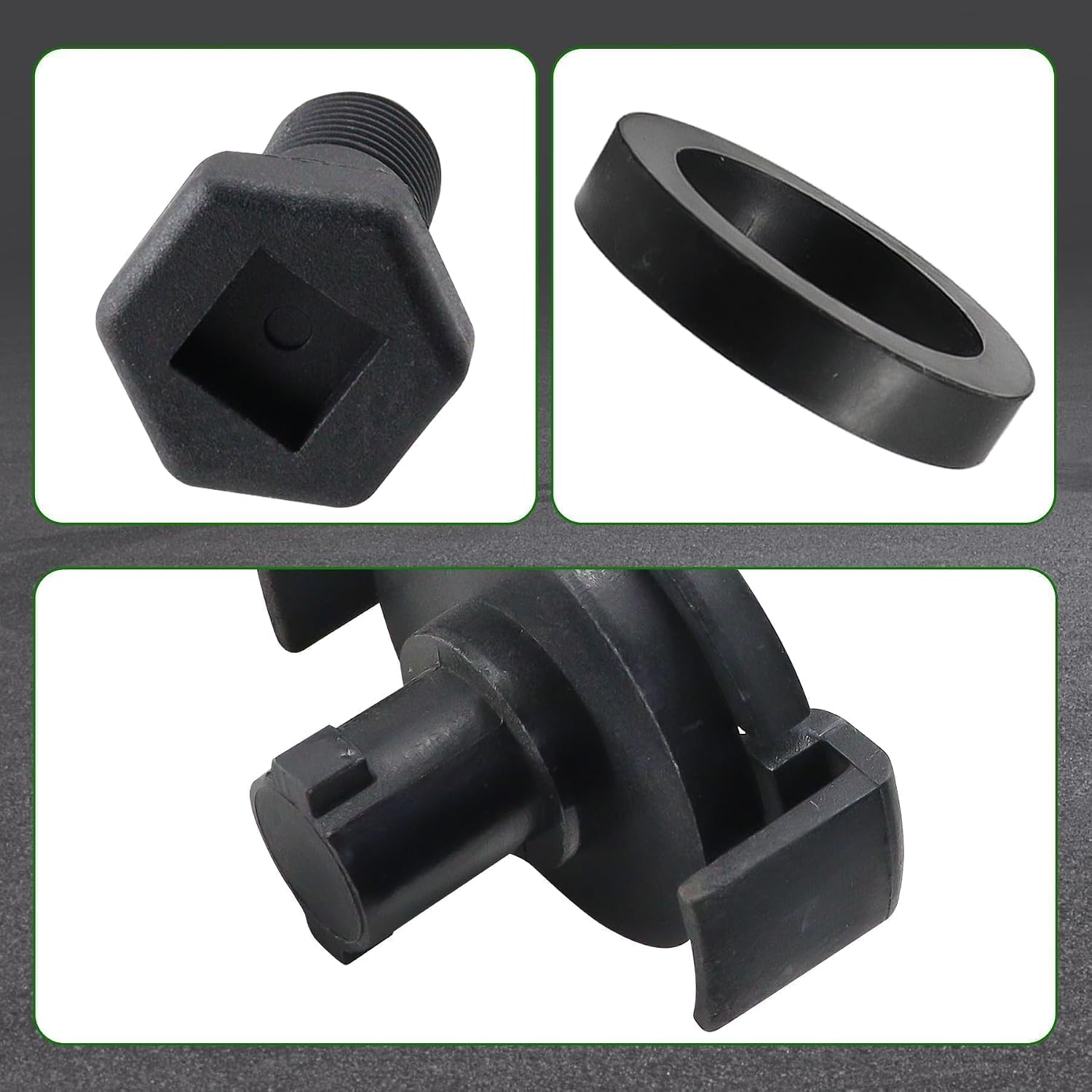 45285-3B010 Transmission Oil Level Drain Plug with Gasket Compatible with Hyundai Kona Tucson Sonata for Kia Optima Sorento, Sportage, Telluride Replace 45286-3B010