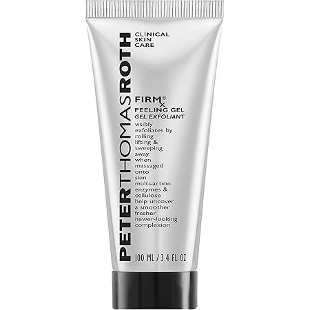 Peter Thomas Roth | FIRMx Peeling Gel | Exfoliant for Dry and Flaky Skin, Enzymes and Cellulose Help Remove Impurities and Unclog Pores 3.4 Fl Oz