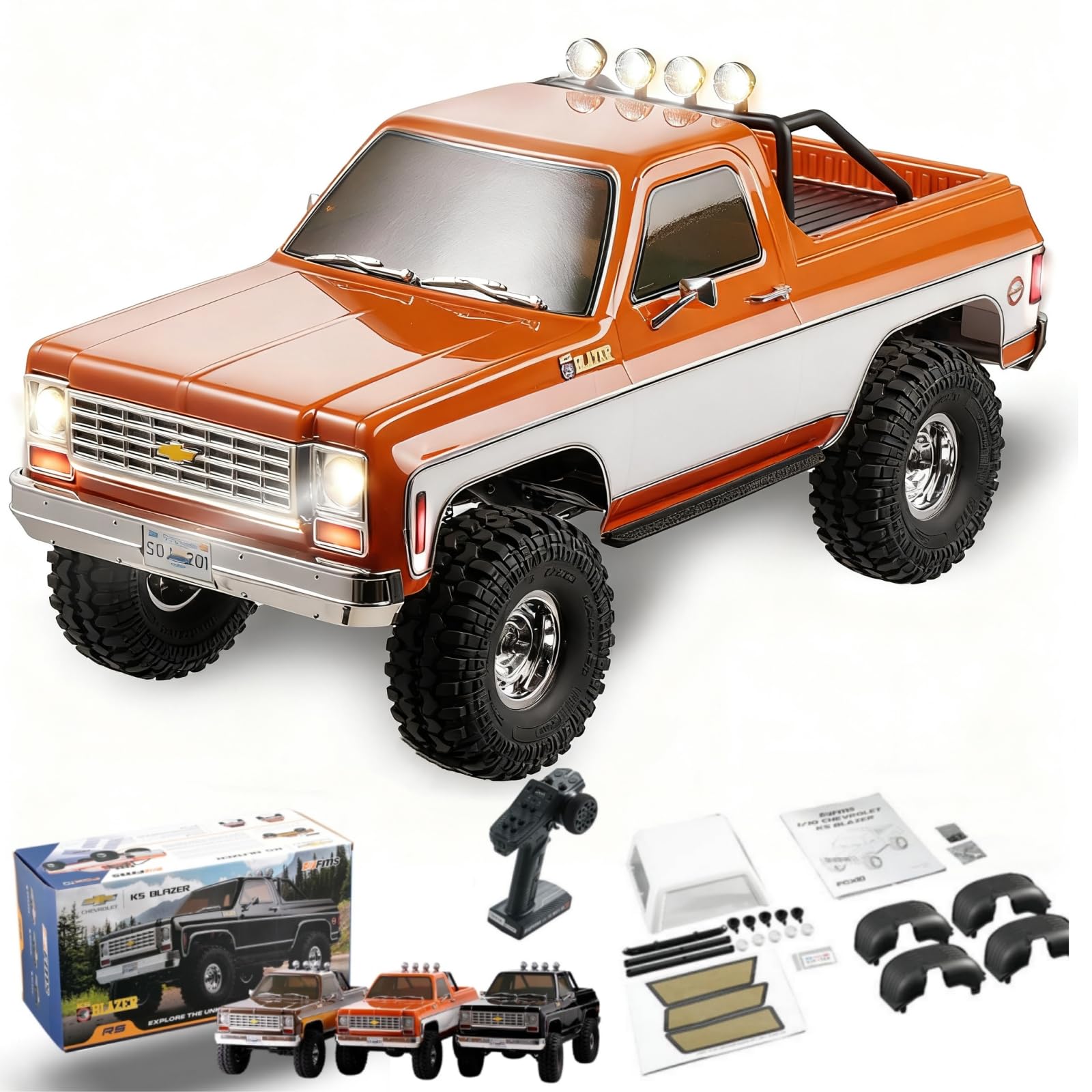 ホビーラジコン FMS 1/10 Chevrolet K5 RC Crawler FCX10 Amazon.com: FMS 1/10 RC Crawler FCX10 Chevy K5 Blazer