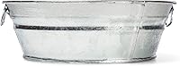 Vista 6 de Behrens 101LFT 1 Qt. Tina Baja Plana de Acero Galvanizado en Caliente, Plateado
