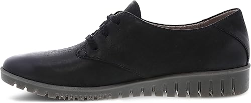 Miniatura 6 de Dansko Zapatos Oxford con cordones estilo Libbie para mujer. La parte superior de cuero y las suelas de goma soplada son duraderas y ligeras,