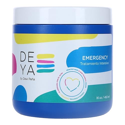 DEYA Emergencia Reparadora Hidratante Máscara de Emergencia Reparadora Proteína Hidratante con Aceites de Argán, Oliva, Macadamia y Aguacate. 16 OZ