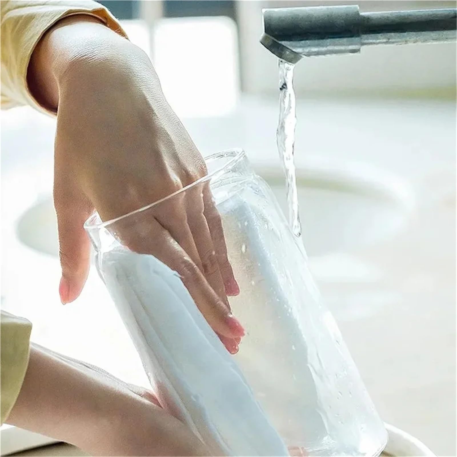 vorratsgläser 2 stücke Kaffeebohnen Vakuumversiegelter Tank Transparentes Glas Lebensmittelaufbewahrung Haushalt Feuchtigkeitsbeständiger luftdichter Behälter(1800ml)