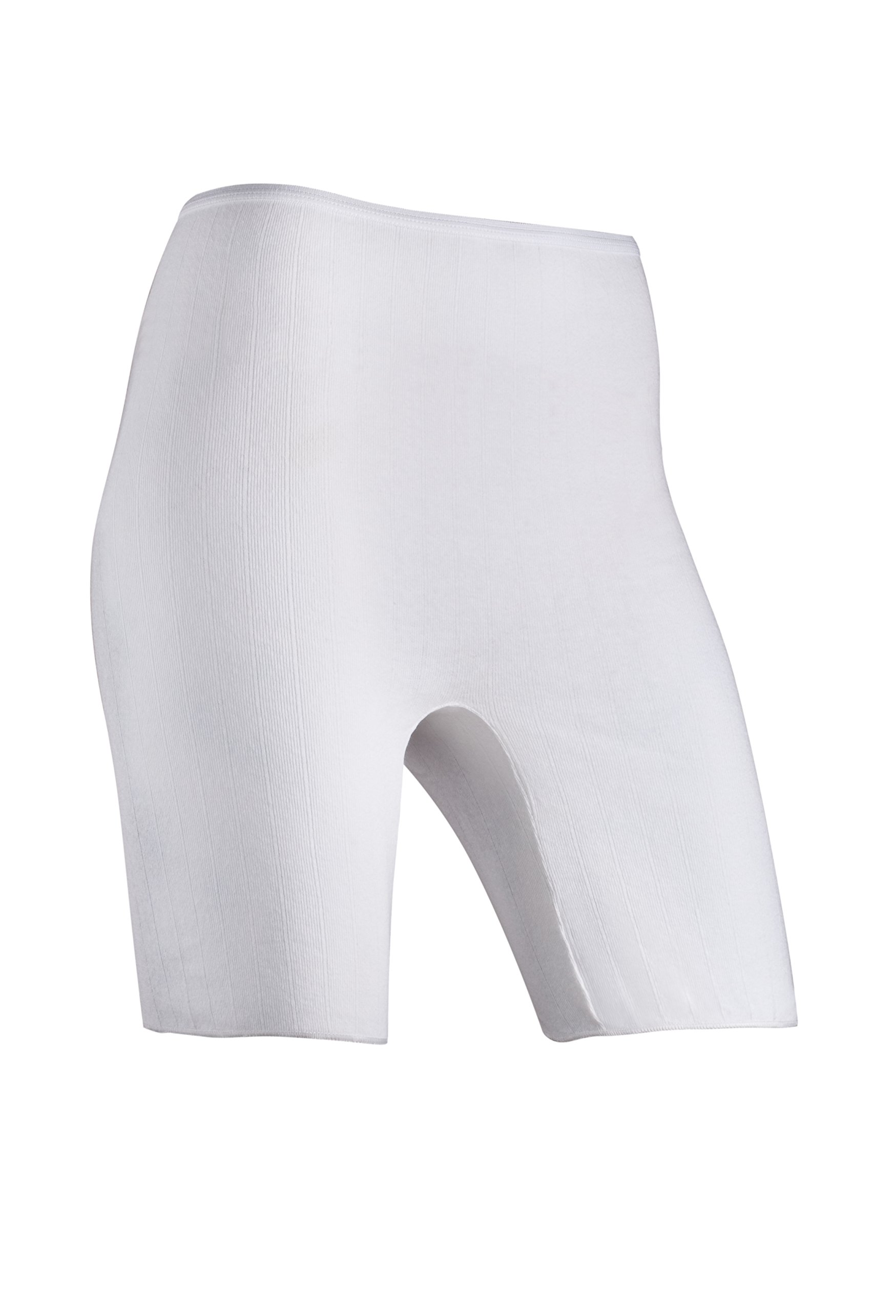 Indera Womens Above Knee Pant 100-Percentage Cotton 1x1 Rib 3-Pack