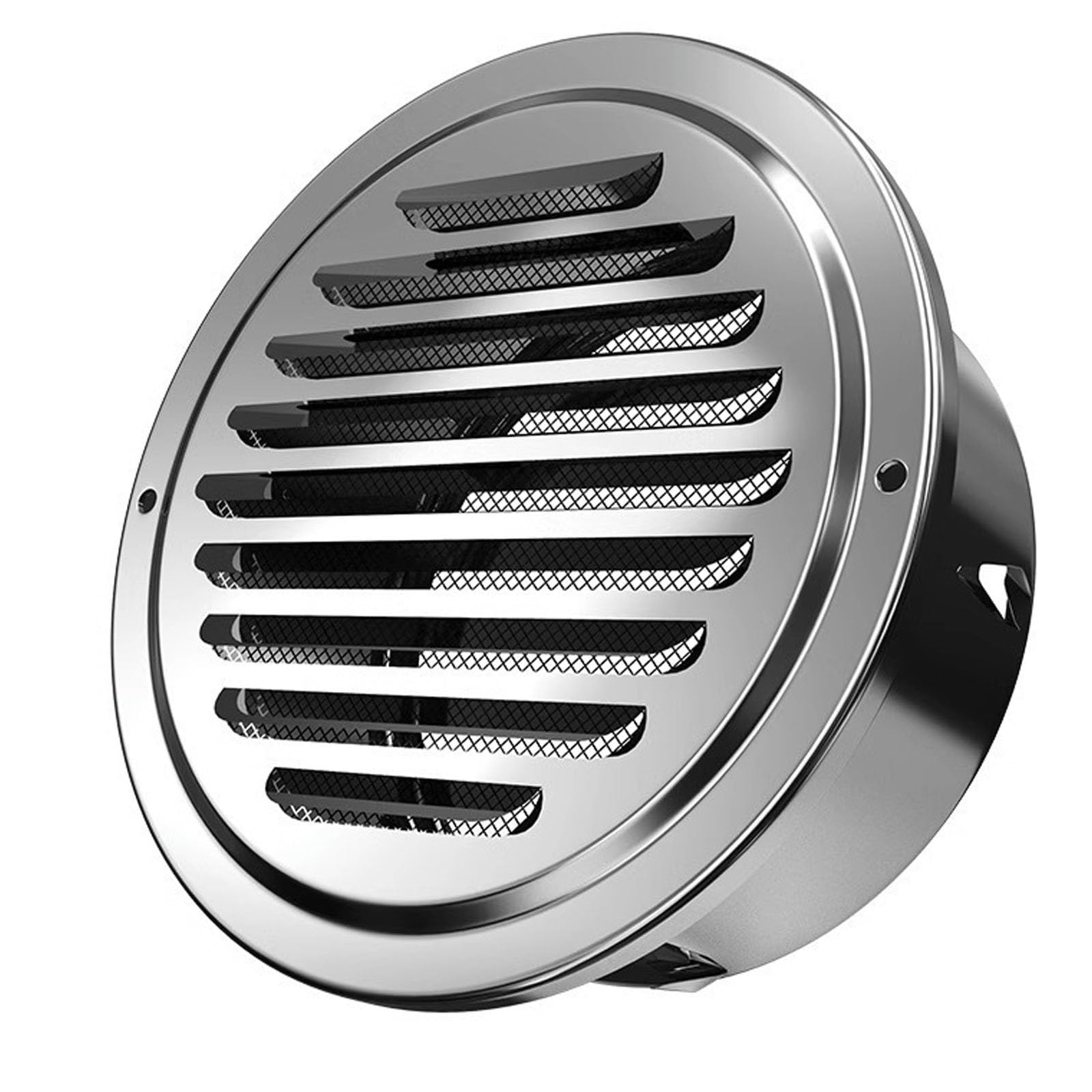 WEKONUMEX Chimney Spinner Cowl, Stainless Steel Chimney Cowl Cap With Louver And Screen For Ventilation, Multiple Sizes(5.9in/15cm)