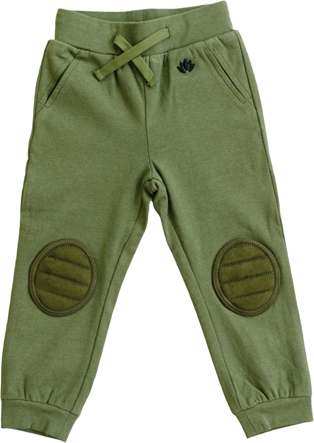 Viscose Toddler Sweatpants Knee Pads Soft Crawling Pants for Boys & Girls, Baby Helper with Knee Protection (12M-5T)