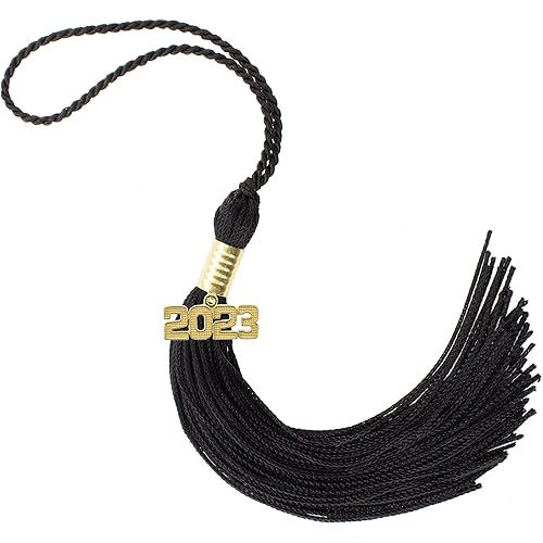 Tassel Depot 2023 Black Graduation Tassel - Every School Color Available - Made in USA
