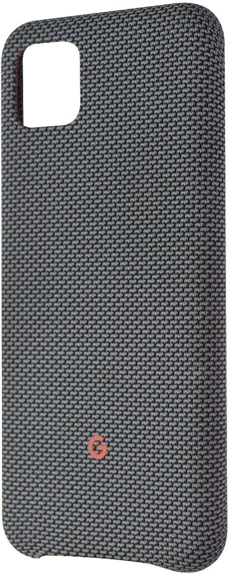 Pixel 4 XL Polycarbonate Case, Sorta Smokey Gray, Fabric Embellishment