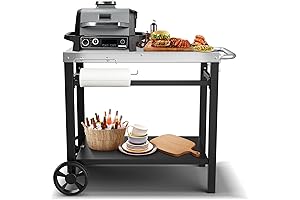 Table For Ninja Woodfire Outdoor Grill Stand