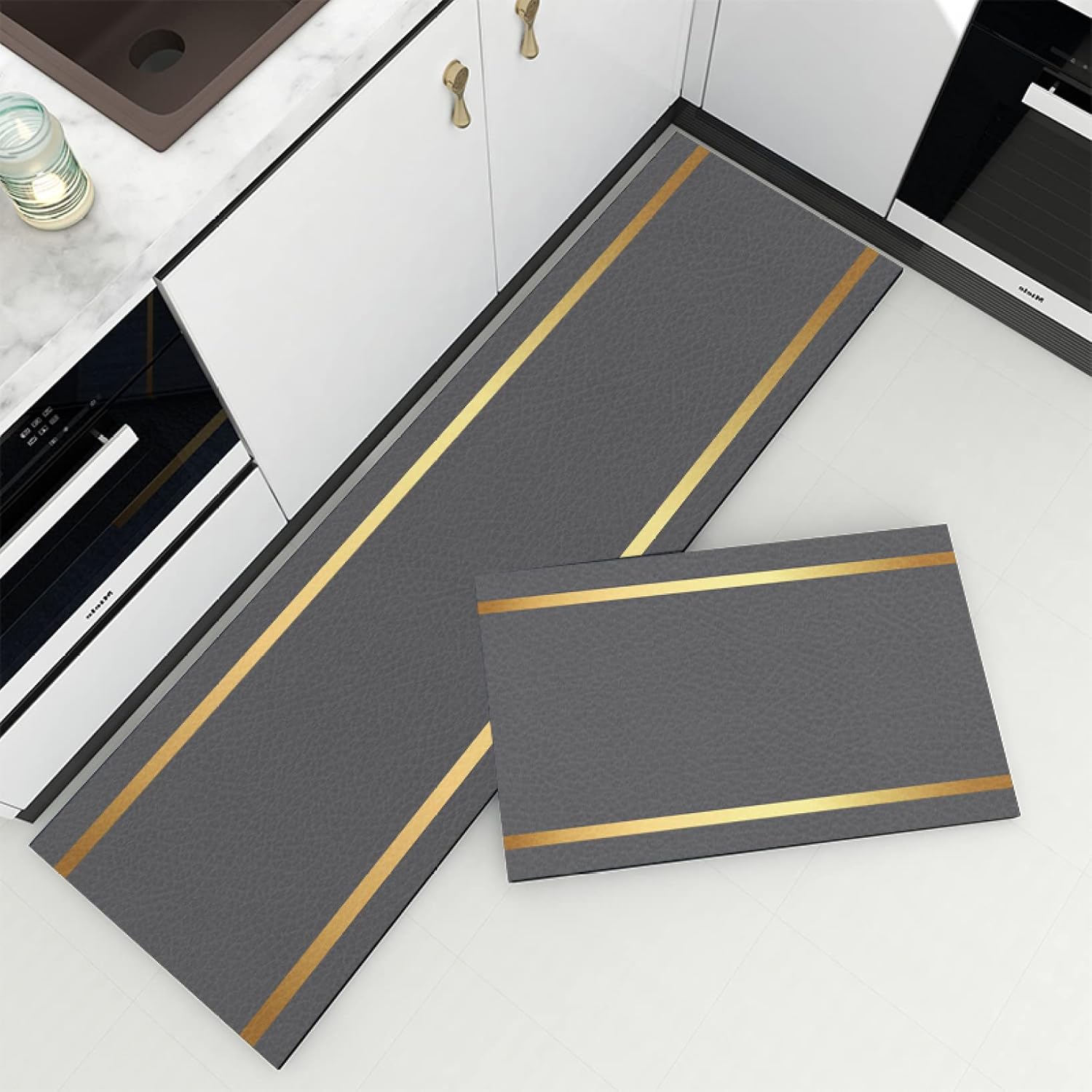 キッチンマット ロングマット インテリアマット インテリア キッチン 台所 カラー ラグ マット おしゃれ 北欧 シンプル モダン
