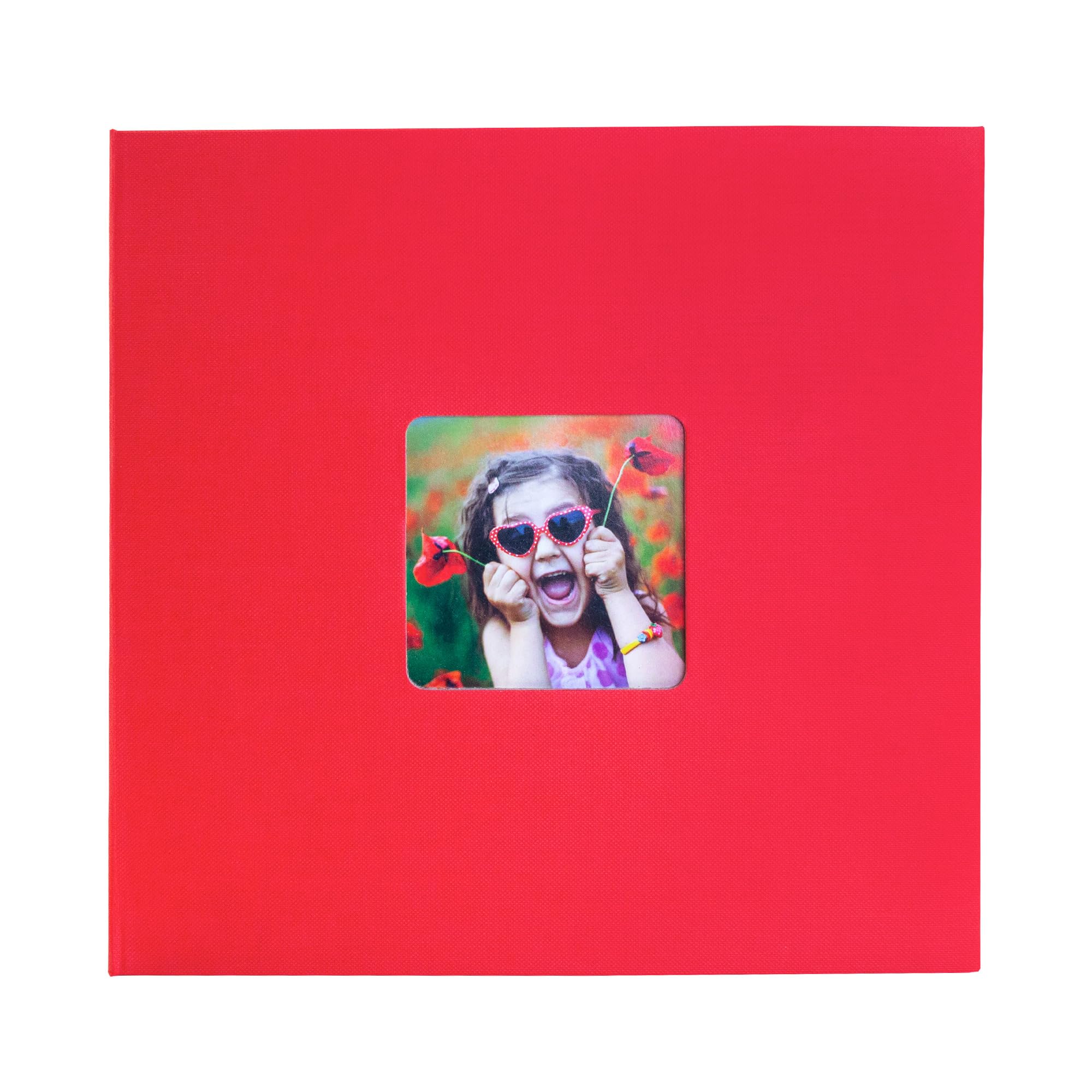 Kenro Aztec Photo Album - Red - 200 Photos - 6x4-inch