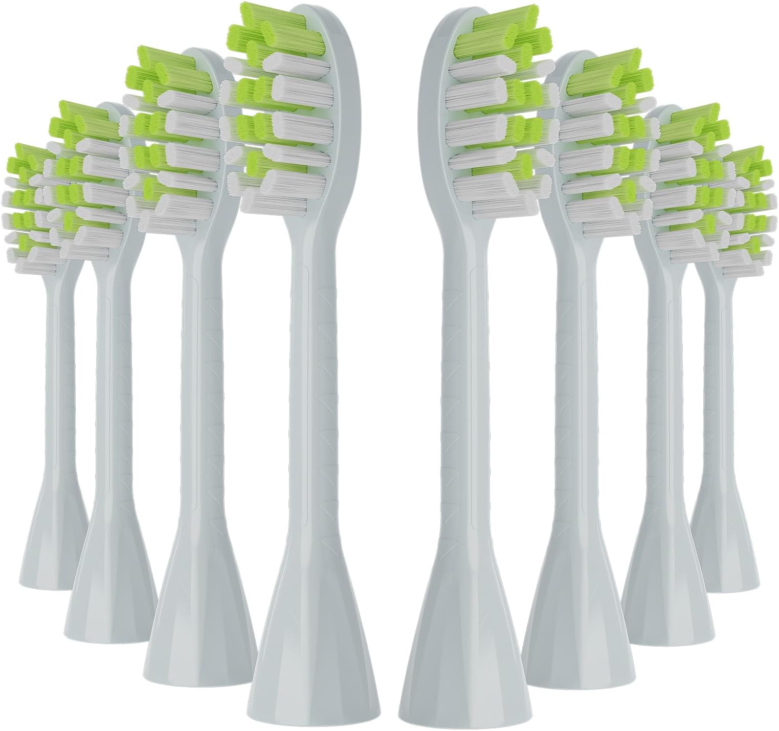 One Series Replacement Toothbrush Heads Pisonicleara Compatible with sonicare Philips One Series BH1022/03 HY1100/02 HY1102 (8-pc) Battery Brush, Mango Snow White Travel Refill (one-Mint)