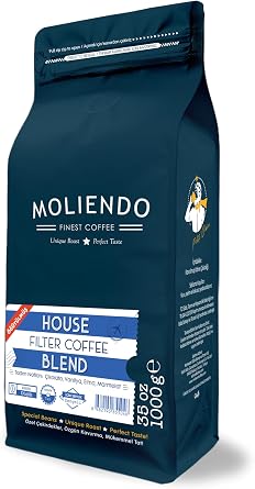 Moliendo Finest Coffee House Blend Filter Coffee (Milled Filter Coffee) 1000 g