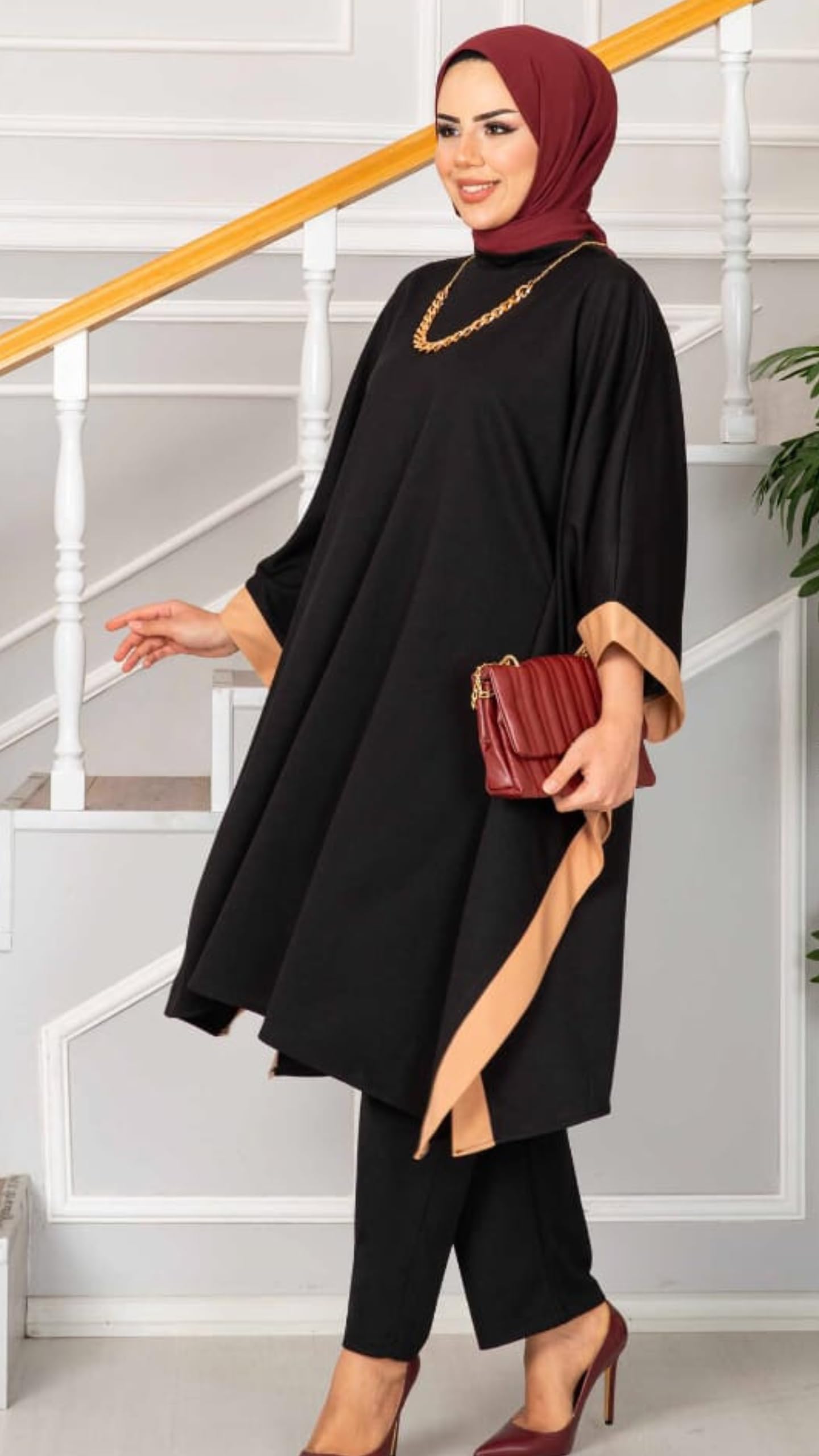 NAJMA Abaya,ensemble pantalon et haut,ensemble 2 piéce,Abaya manche kimono,Abaya ample,Abaya papillon,Abaya farahsa,abaya femme,abaya femme musulmane