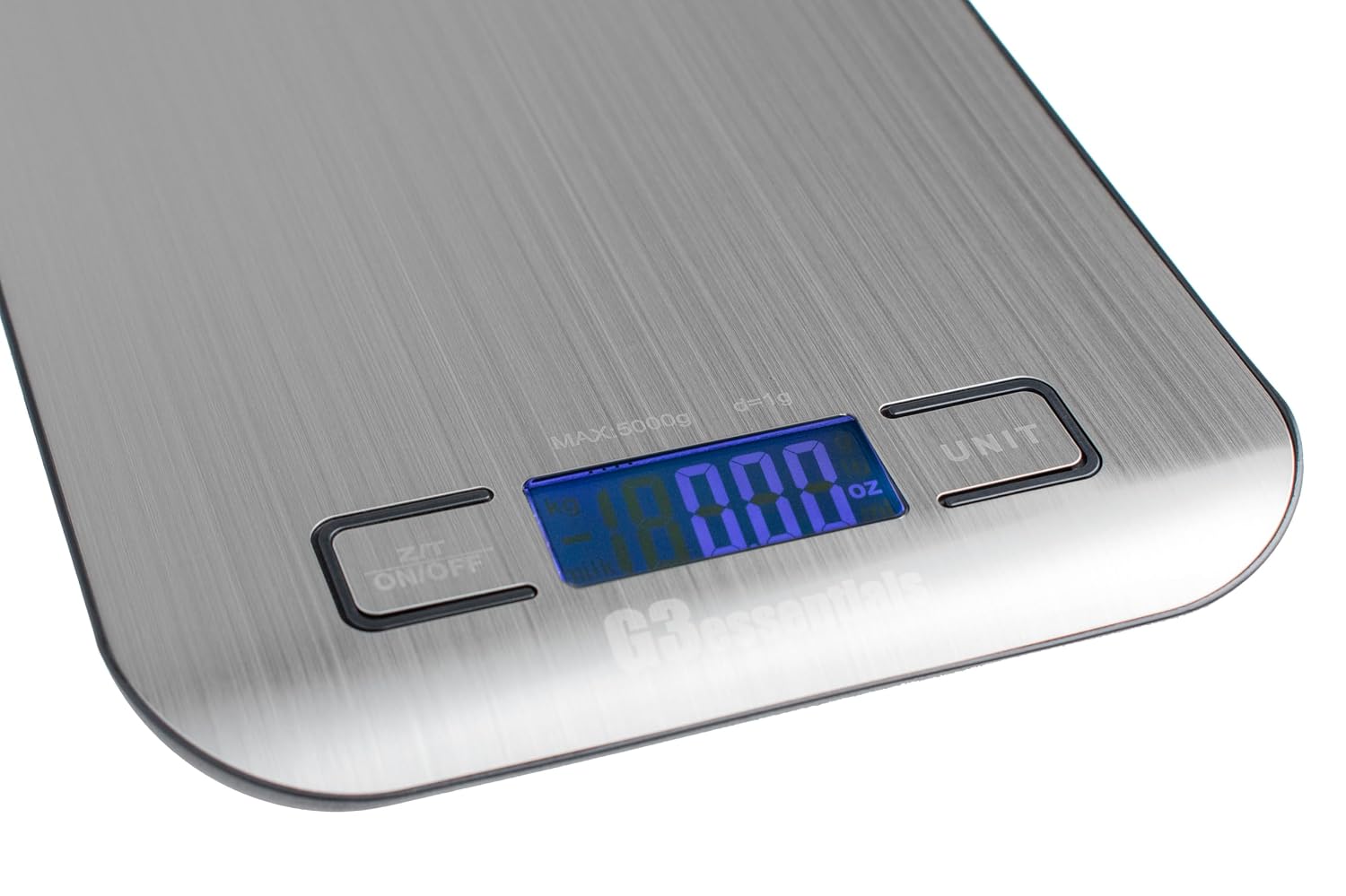 Generic Food Scale, 22lb Digital Kitchen Scale Weight Grams and Oz for Baking and Cooking, 1g/0.1oz Precise Graduation, Easy Clean Stainless Steel