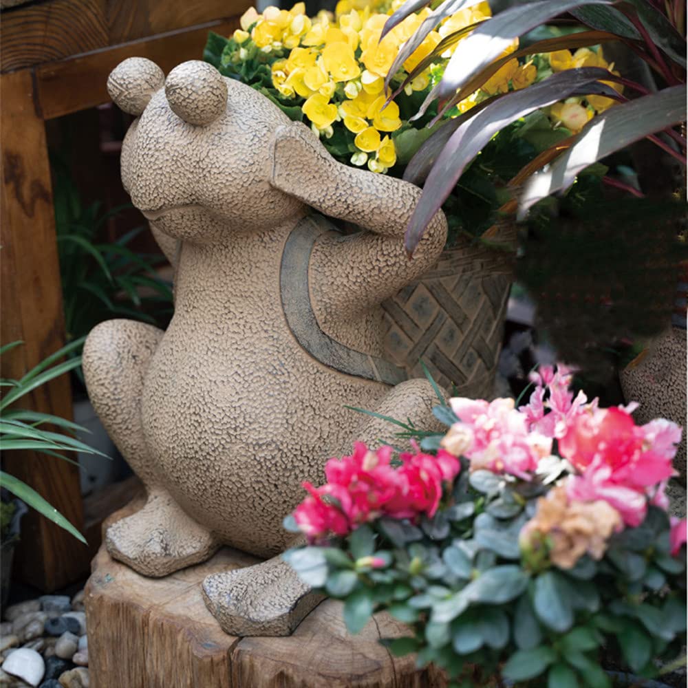 Lot De 2 Supports Pour Plantes En Forme De Grenouille