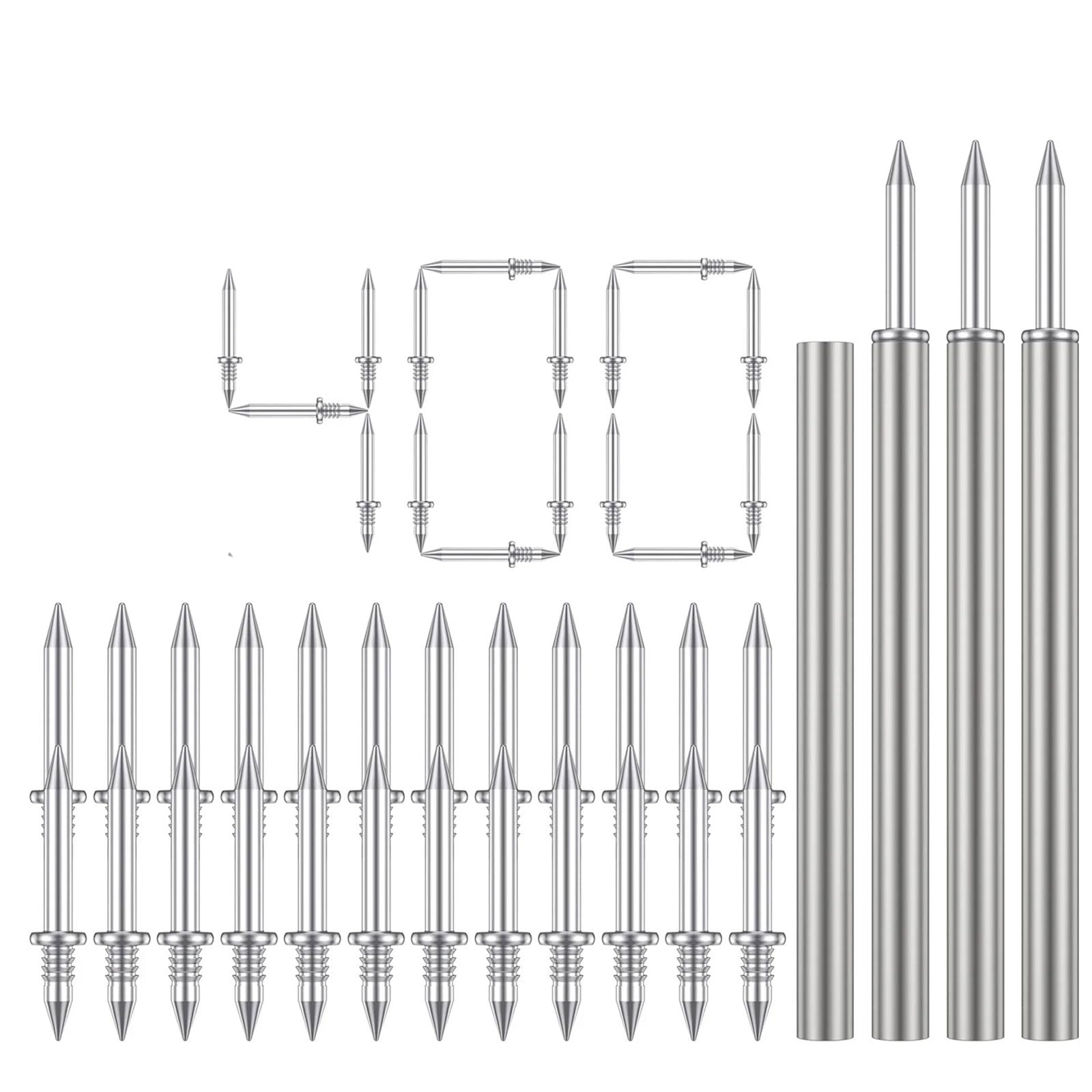 Zbiianxer 400 Only Comes With Rusts Resistant Metal Nails For Skirting Board Concealed Fixing Goat Horn And Strong Hold For Wet Areas Stable Fixing Nails