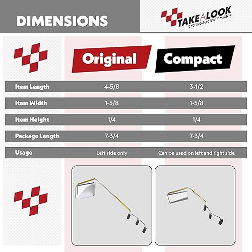 Miniatura 6 de Bike Peddler "Take A Look" espejo ocular de ciclismo