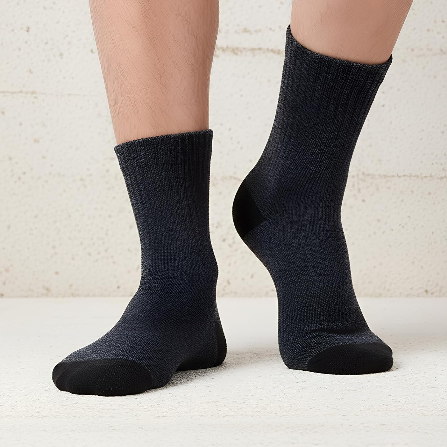 10 Pairs Winter Thermal Socks for Men Thick Warm Crew Socks for Cold Weather Warm Boot Sock for Men Skiing Hiking - Image 6