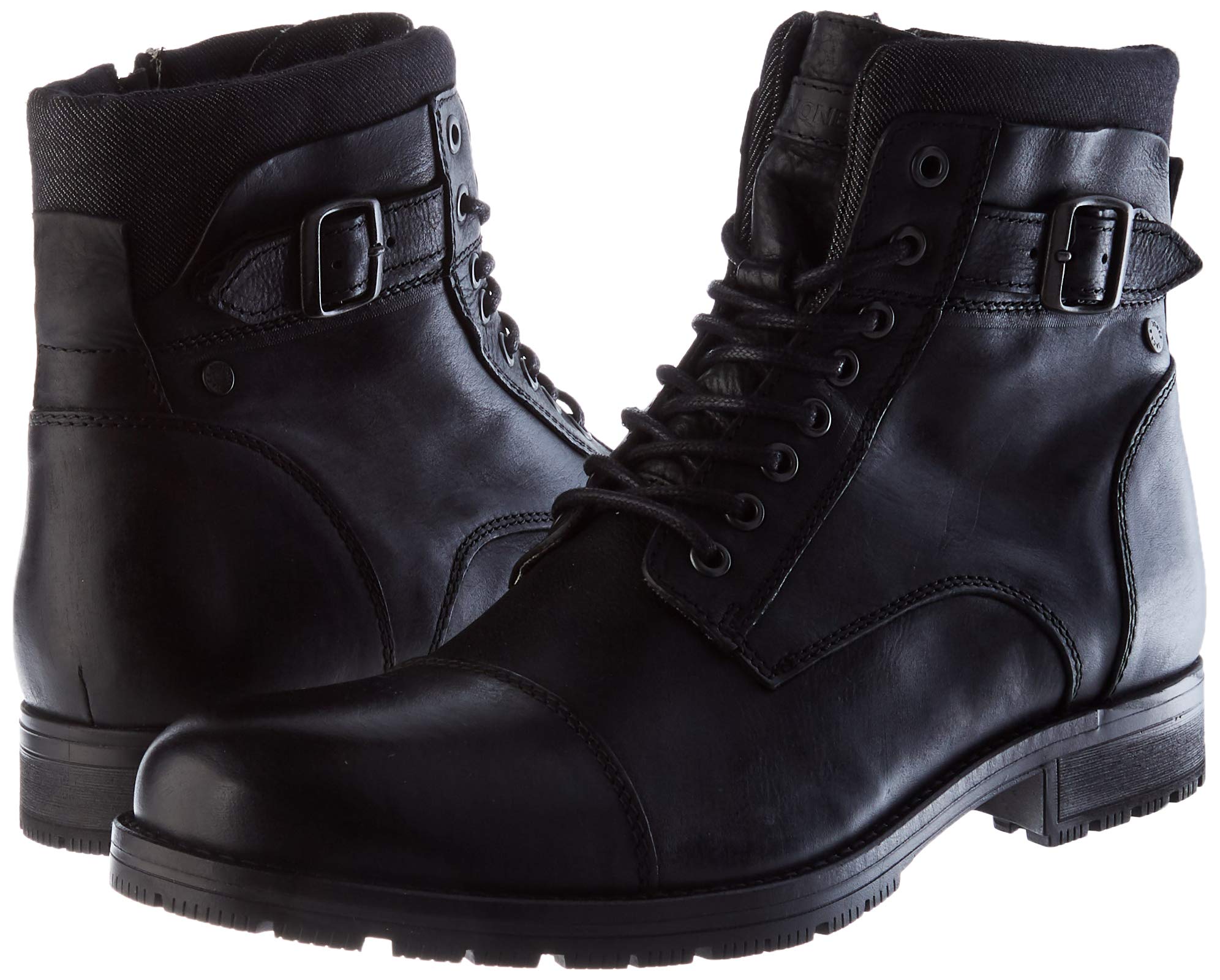 Jack & Jones Jfwalbany Leather Anthracite STS Chukka BootsUomo