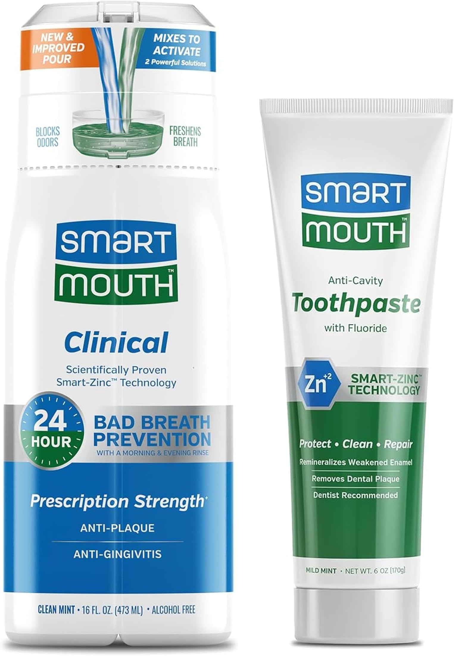 Clinical DDS Activated Mouthwash & Toothpaste, Bad Breath, Bleeding Gums Support