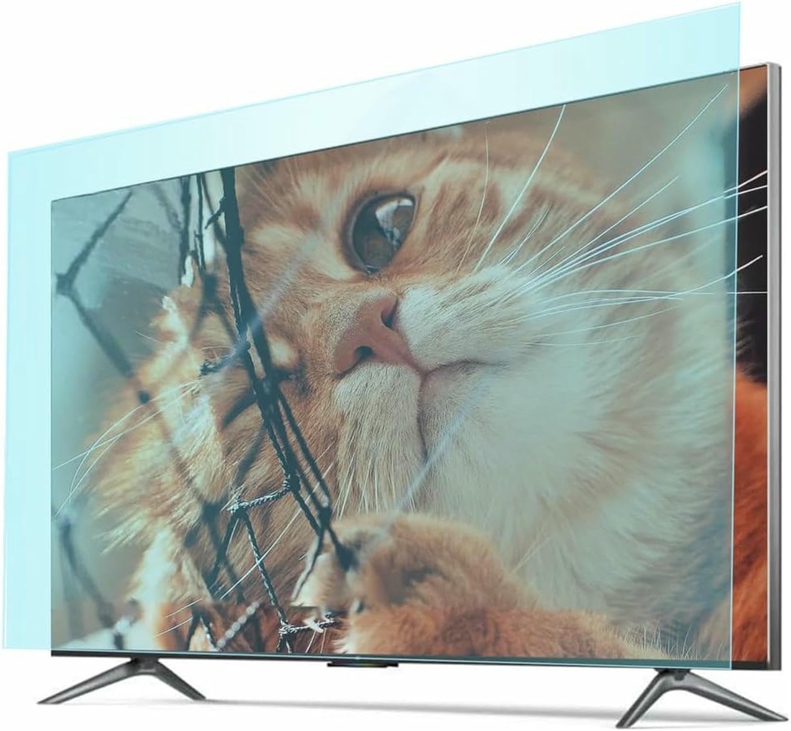 Pellicola protettiva opaca antiriflesso per schermo da 40 a 50 pollici, filtro anti luce blu, pellicola protettiva antigraffio per monitor LCD e LED
