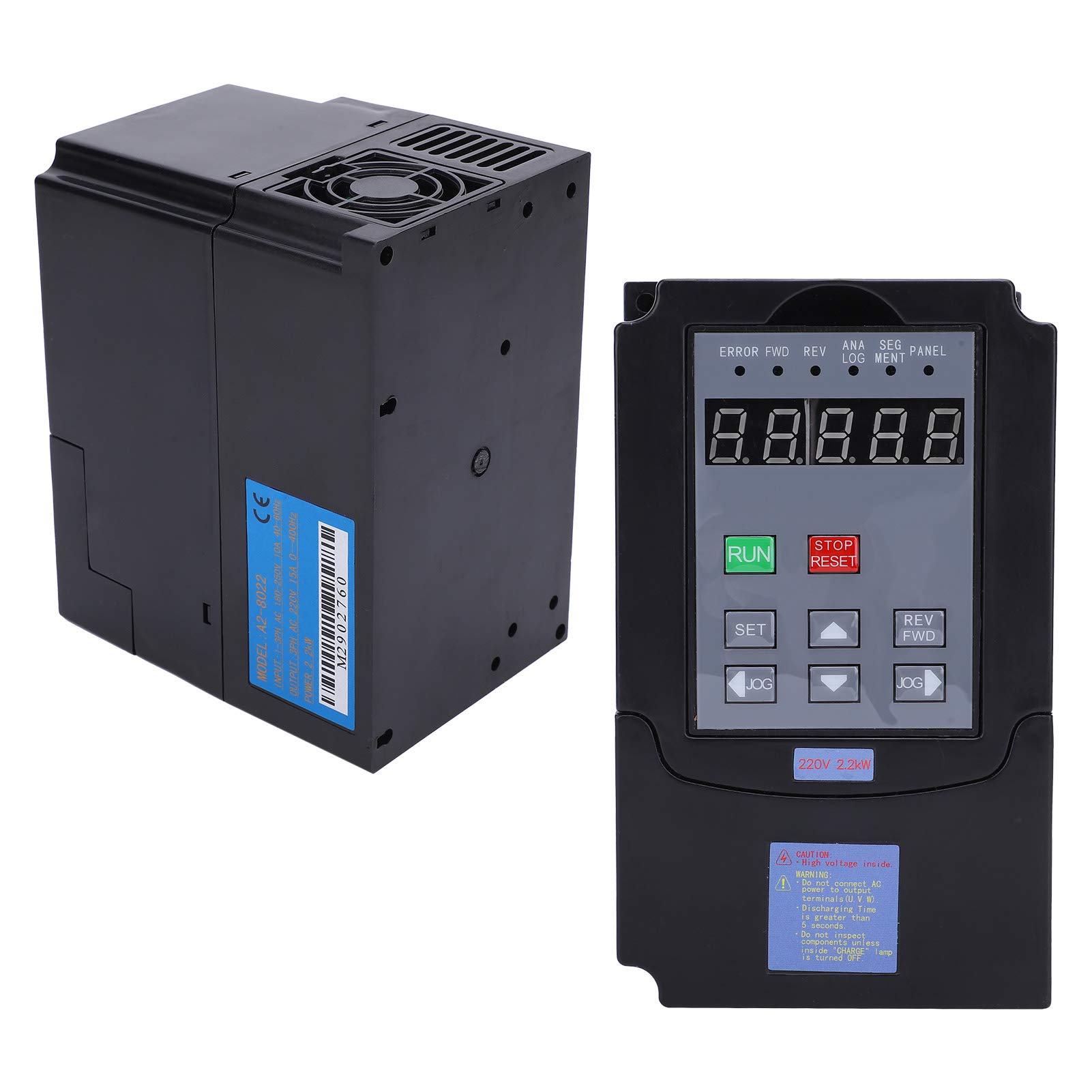 A2-8022 Inverter a frequenza automazione industriale convertitore di frequenza Attrezzature per sistemi di trasporto merci Motori variabile da 2 2 kW Ingresso monofase/trifase AC180-250V Uscita