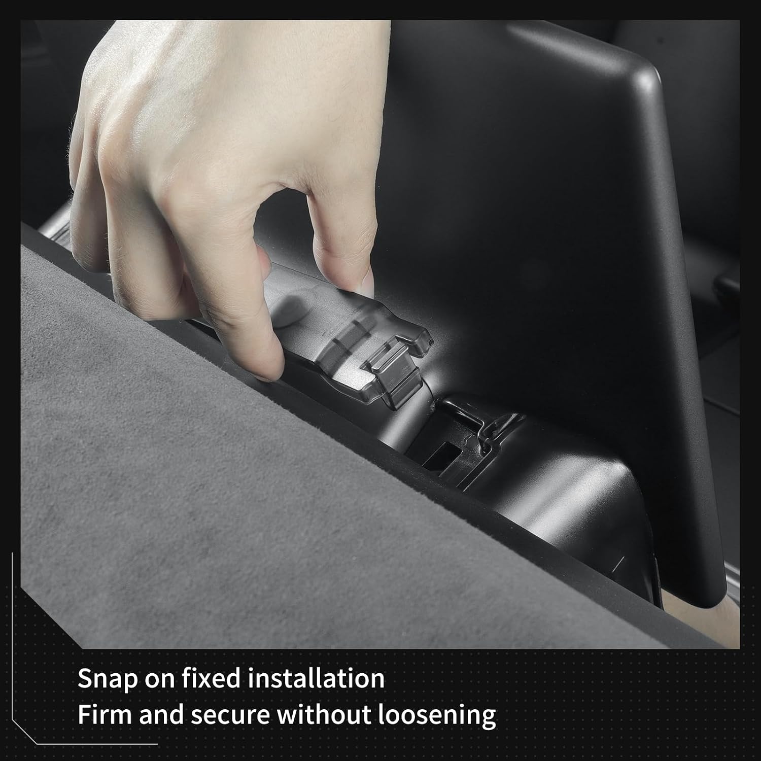 LUCKEASY Under Screen Hanging Box for Tesla Model Y Juniper image 3