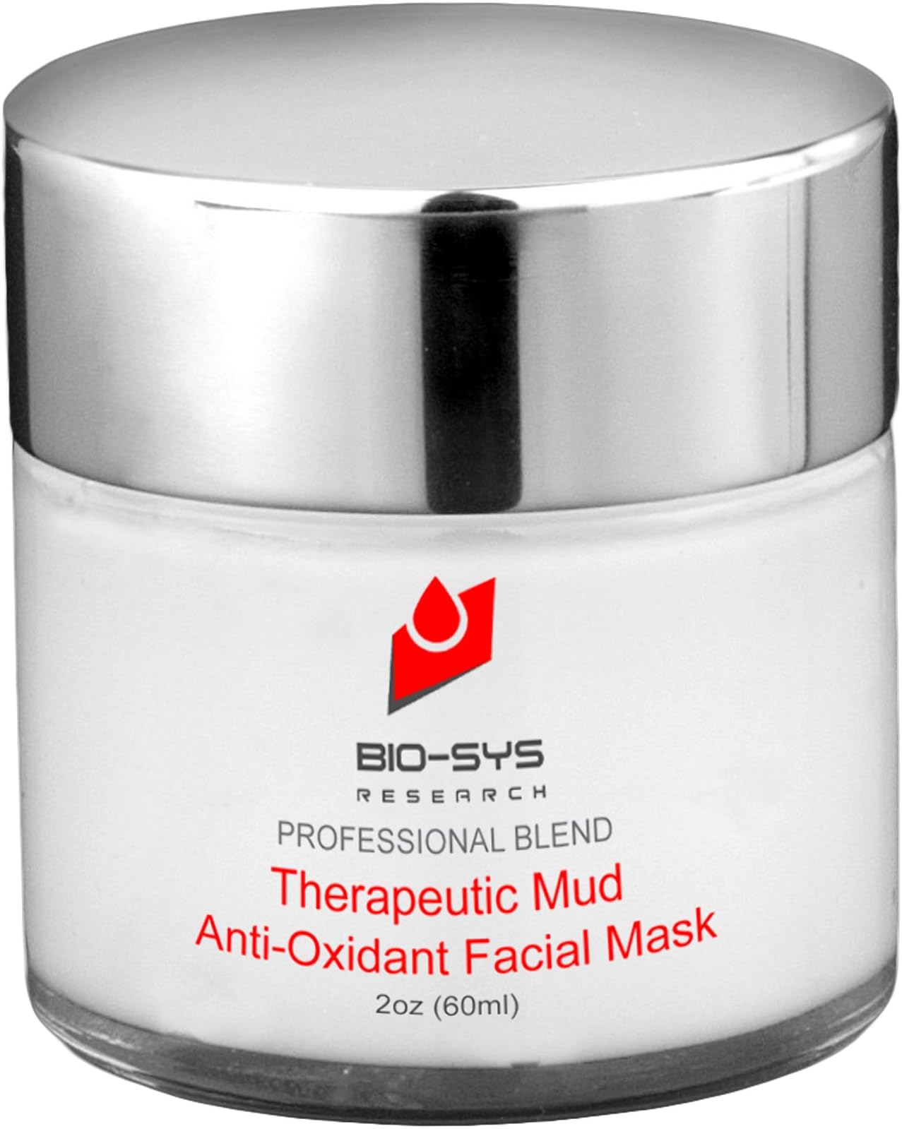 Facial Mask , French Clay , Therapeutic Professional Formula, Anti Oxidant, Best Hydrating for Men and Women with Dry or Oily Skin or Acne , with Collagen , Bio-Sys Research, 2 ounces
