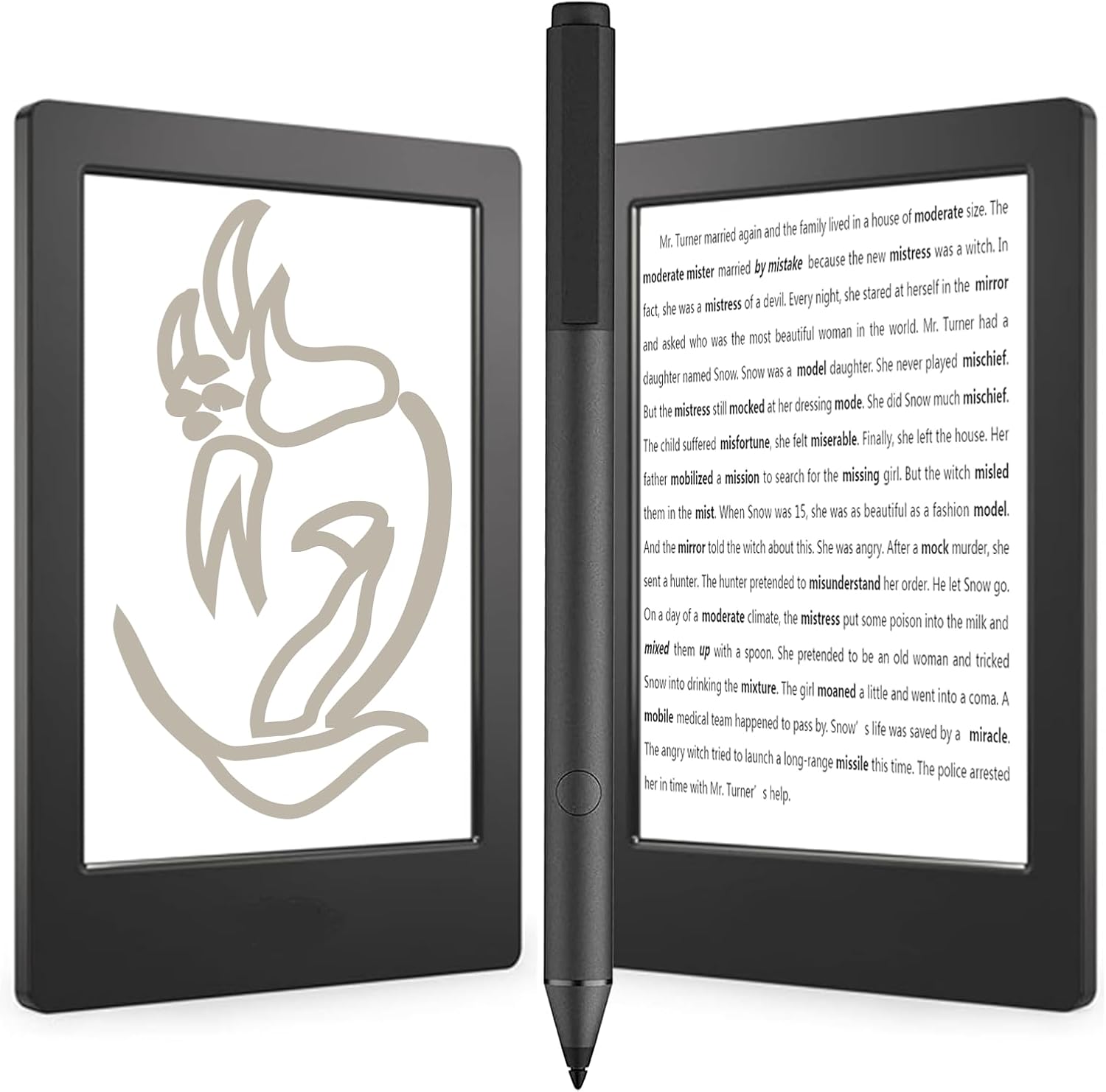 Stylus 2 for Kobo Stylus 2 Replacement for Kobo Libra Colour Pen Stylus2,Pen for Elipsa 2E,Libra 2,Sage eReaders (Black)