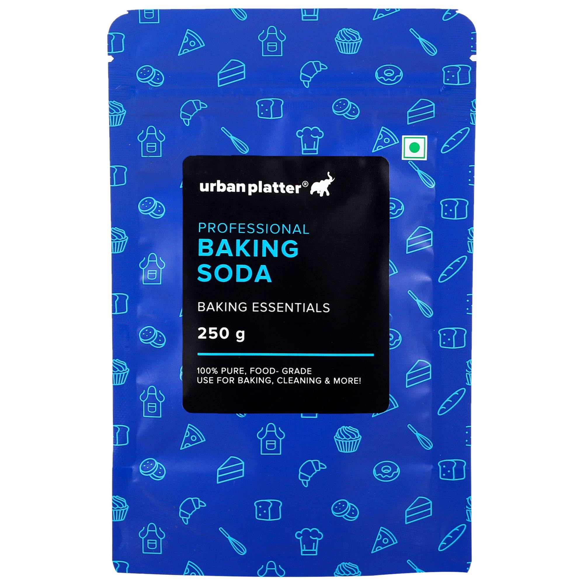 Urban Platter Baking Soda, 250g [Food Grade Sodium Bicarbonate, Perfect for Baking / Cooking / Cleaning, Triple Refined] (B015A6LEOO) Amazon Price History, Amazon Price Tracker
