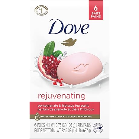Dove Ultra Moisturizing Beauty Bar For Sensitive Skin With Pomegranate & Lemon...