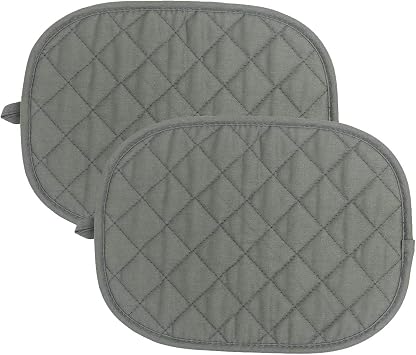 Goldmeet Oversize Silicone Pot Holder - 12 Inches Long, 500F Heat Resistant, Non-Slip Grip - Machine Washable for Baking, Cooking & Kitchen Use 2 Pack