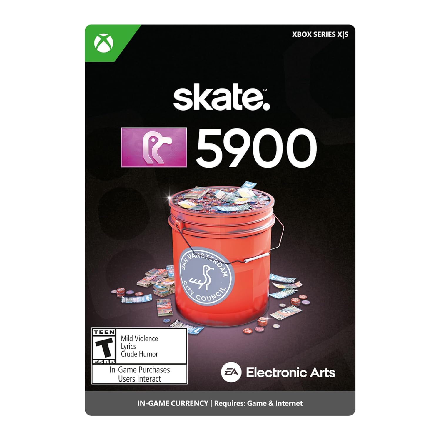 SKATE: 5900 SV Bucks - Xbox Series X|S [Digital Code]