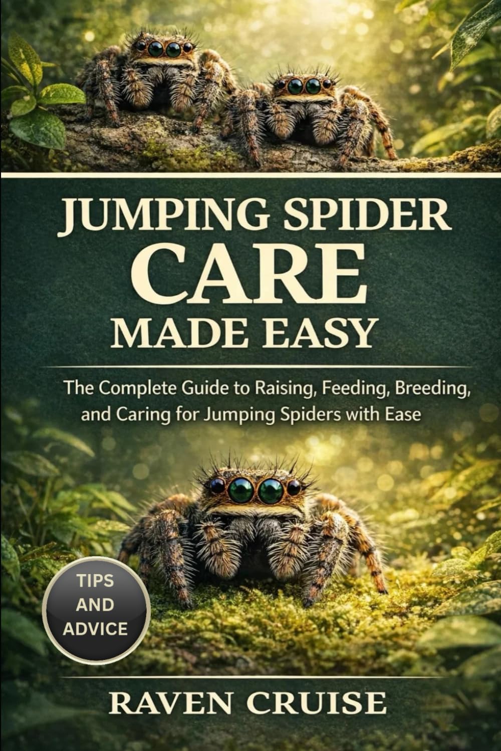 JUMPING SPIDER CARE MADE EASY: The Complete Guide to Raising, Feeding, Breeding, and Caring for Jumping Spiders with Ease.