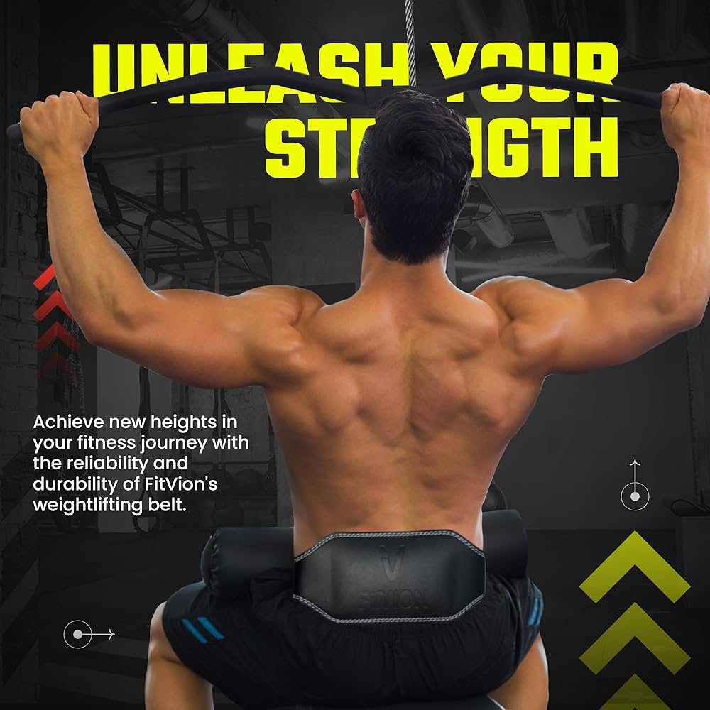 Jaffick Genuine Leather Weight Lifting Belt For Men Lumbar Back Support Gym Powerlifting Weightlifting Heavy Duty Workout Training Exercise And Fitness Belt