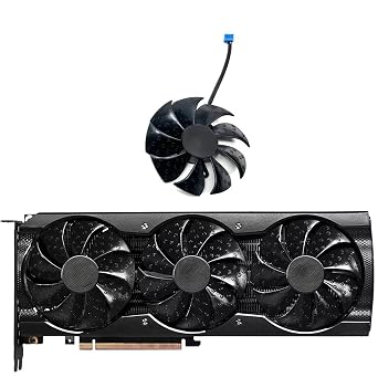 for EVGA RTX3060ti 3070 3070ti 3080 3080ti 3090 XC3 Graphics Card Cooling Fan DC12V 4PIN 0.55A GPU Fans 86MM PLD09220S12H Fan-C