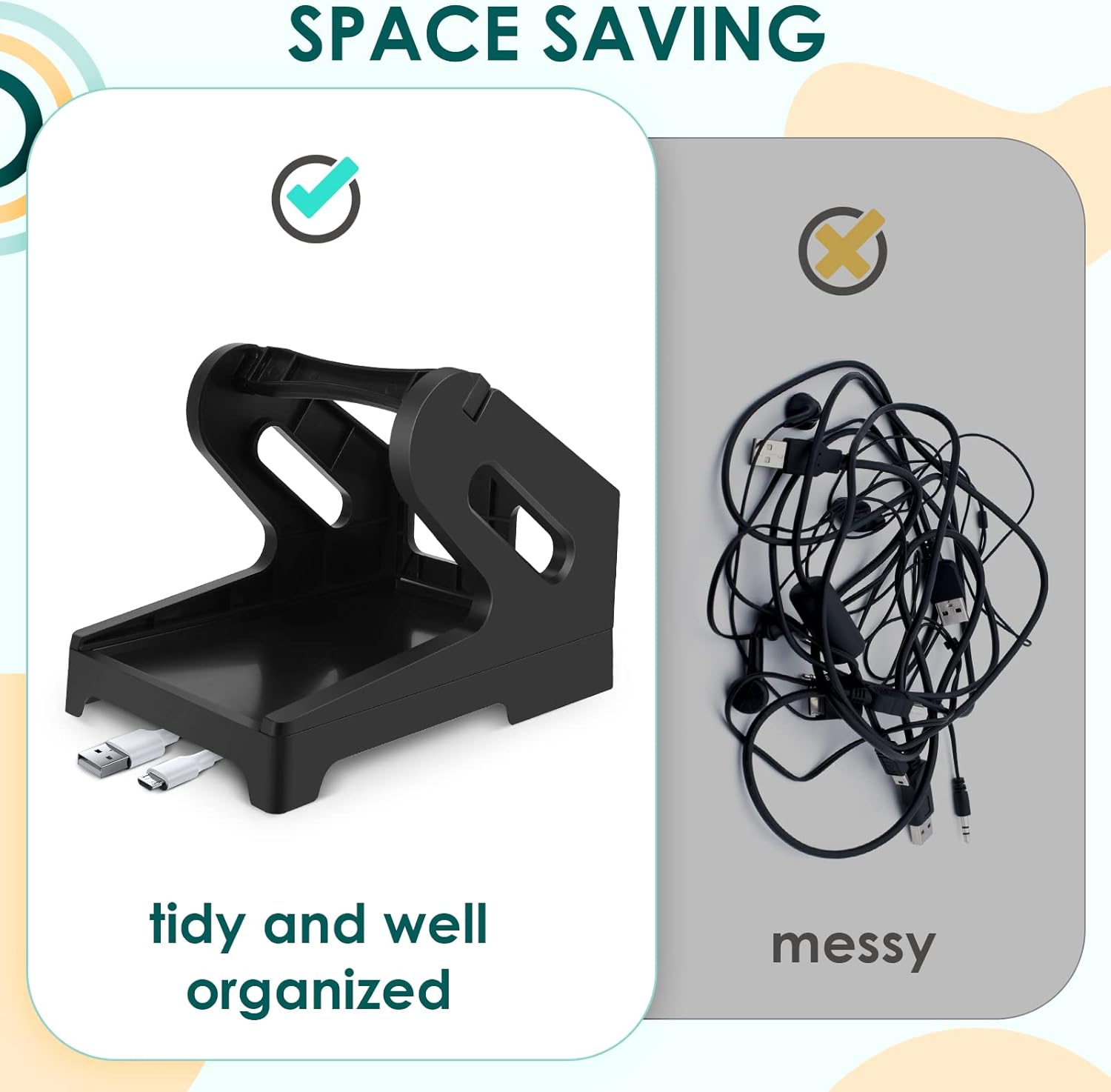 Thermal Label Holder for Rolls and Fan-fold Labels, Shipping Labels Holder for Desktop Thermal Printer & Label Printer Supplies (Black)