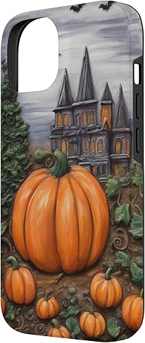 Miniatura 5 de Carcasa para iPhone 12 Pro Max con diseño floral vintage para Halloween y otoño