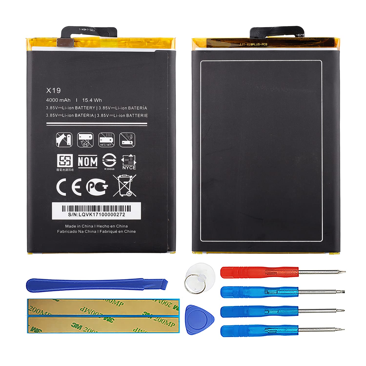 Duotipa Battery Cubot X19 Compatible with Cubot X19 Smartphone Battery with Tools