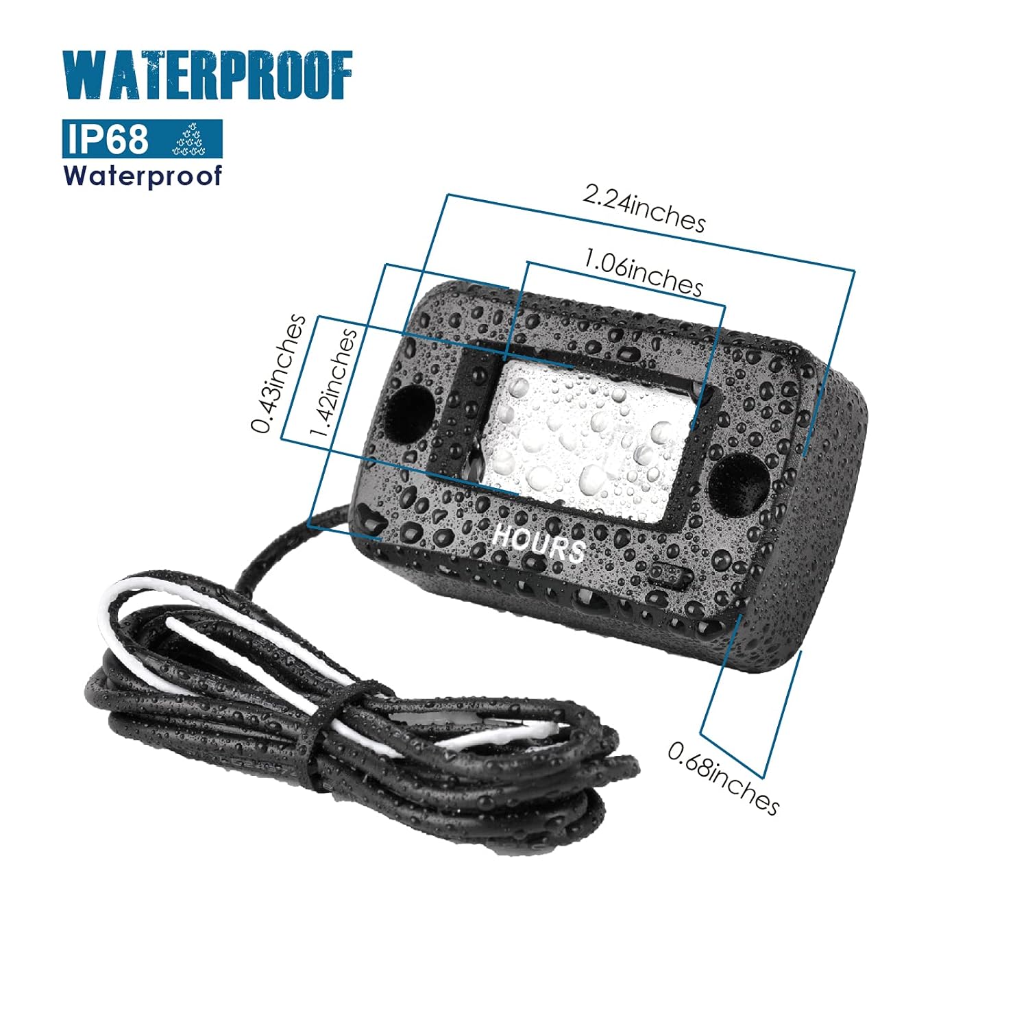 Authentic Crazy Deals Runleader Digital Small Engine Hour Meter,Maintenance Service Timer for Garden Tractor Chainsaw Generator Outboards Motor Jetski ATV Dirtbike Scooter Go-Kart Snowblower Amazon Crazy 🔥 Deals Runleader Digital Small Engine Hour Meter,Maintenance Service Timer for Garden Tractor Chainsaw Generator Outboards Motor Jetski ATV Dirtbike Scooter Go-Kart Snowblower