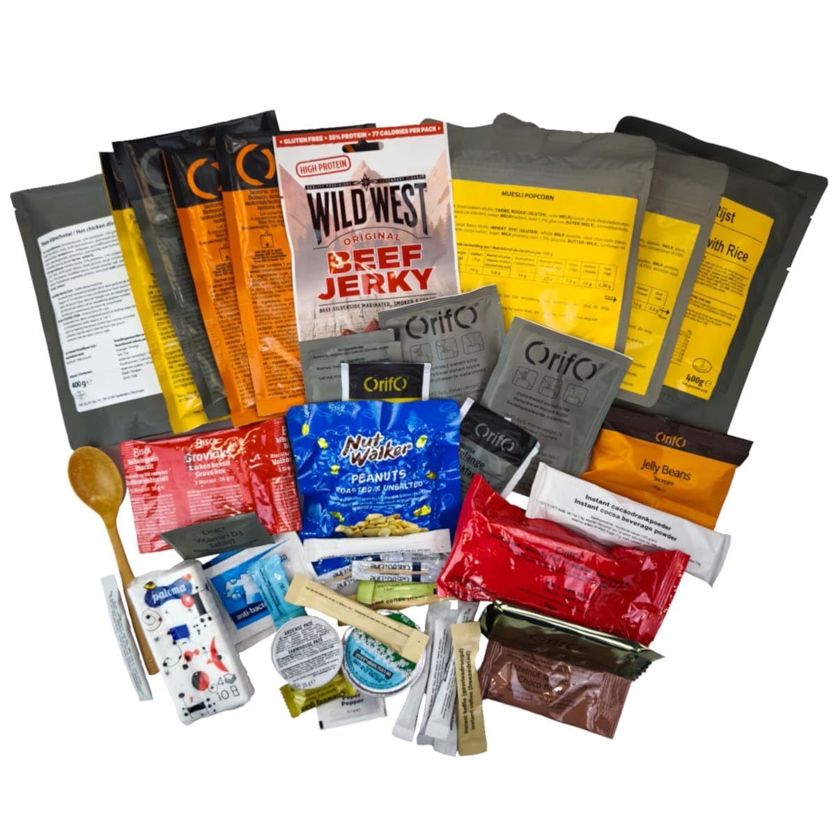 Original Niederländische Armee Menü MRE EPA Field Ration 6 (Goreng-Nudeln/Pasta Bolognese)