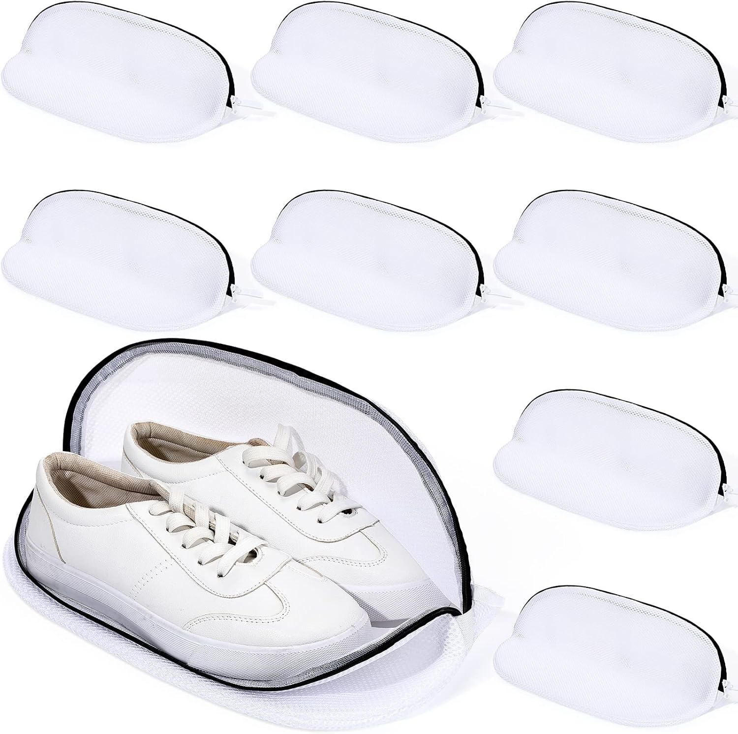 Nuogo Shoe Wash Bags Reusable Mesh Shoe Washing Bags for