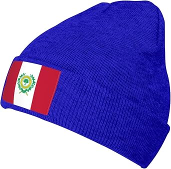 Flag of Raleigh, North Carolina Beanie Hat Acrylic Knit Warm Winter Hats for Women Men Skull Cap