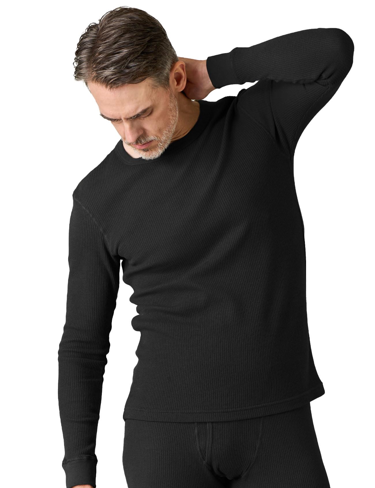 LAPASA Biancheria Intima Termica a Maglia Waffle da Uomo – Set con Maglia Termica e Pantaloni o Maglia Singola (Warm/Extra Warm) M60