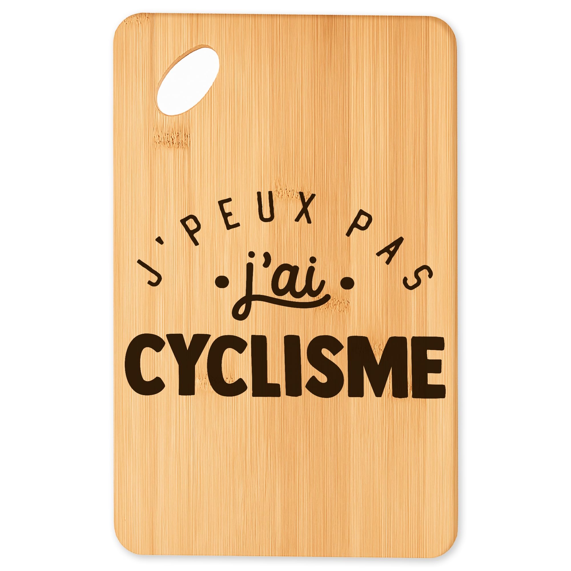 Planche à découper en bambou Mug jpeux pas jai cyclisme 2 2 Blanc durable