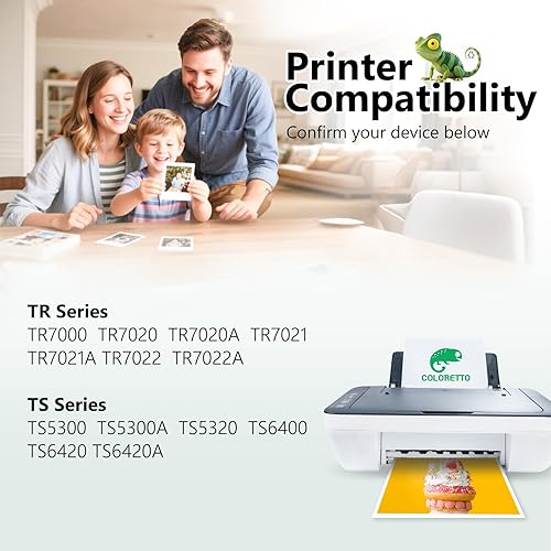 Miniatura 2 de COLORETTO PG-260XL - Cartuchos de tinta negra de repuesto compatibles con TS6420a TR7020a TS6420 TR7020 TR7022a TS5320 para Canon 260 cartucho de